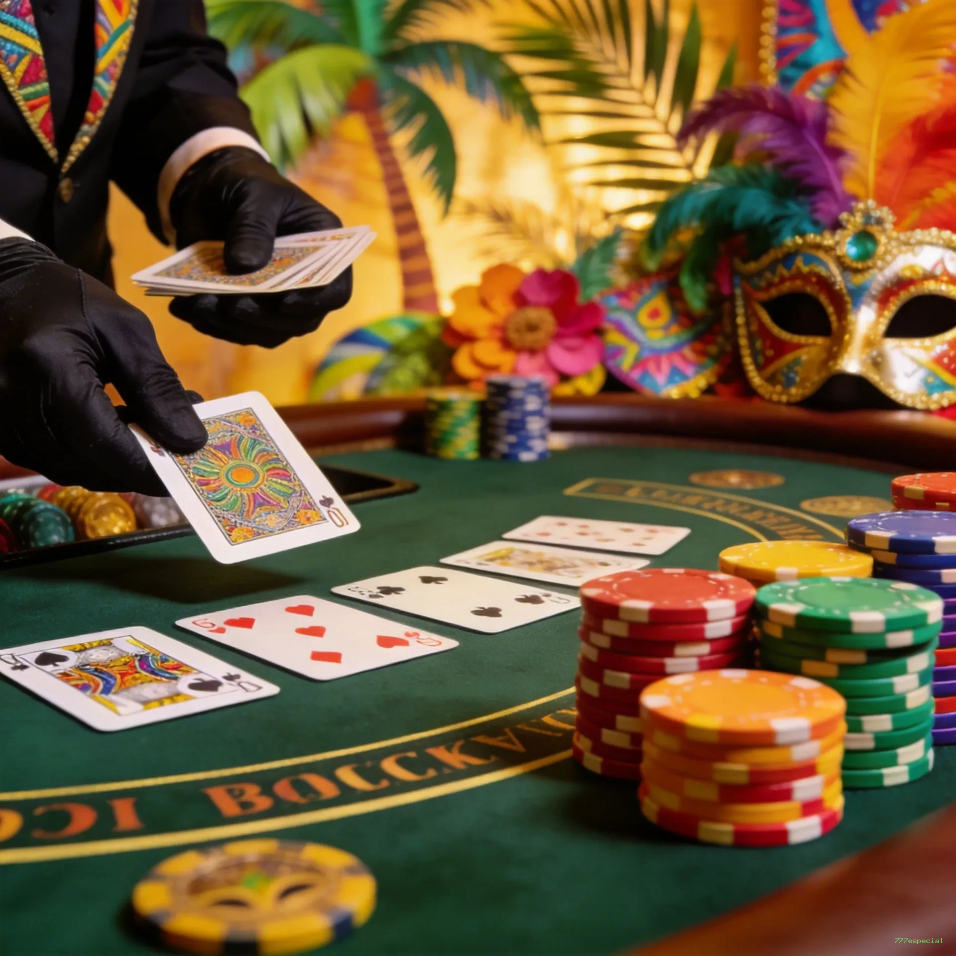Imagem promocional do cassino online da 777especial mostrando jogos ao vivo